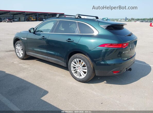 SADCK2GX1JA283014 2018 JAGUAR F-PACE Green უკანა მარცხენა