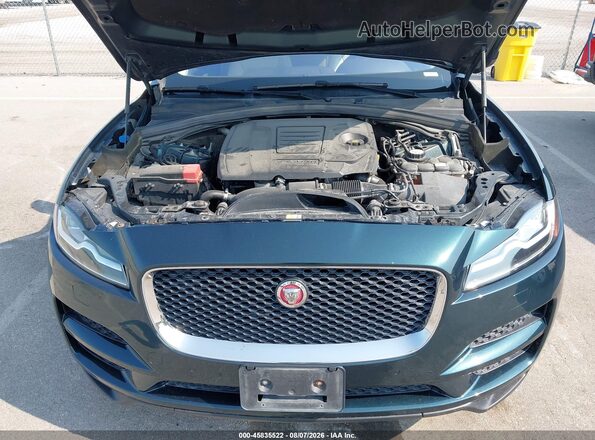 SADCK2GX1JA283014 2018 JAGUAR F-PACE Green უკანა ხედი