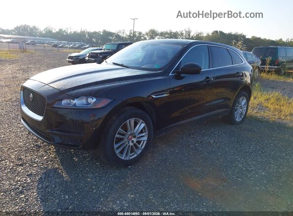 SADCK2GX4LA635683 2020 JAGUAR F-PACE Black წინა მარცხენა ხედი სამი მეოთხედიდან