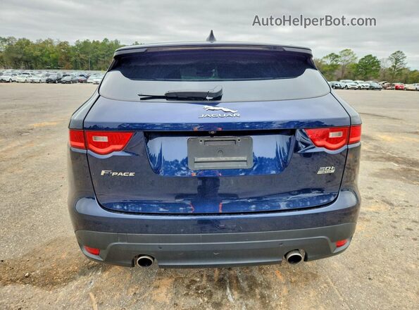 SADCK2GX5LA637474 2020 JAGUAR F-PACE Blue Rear view