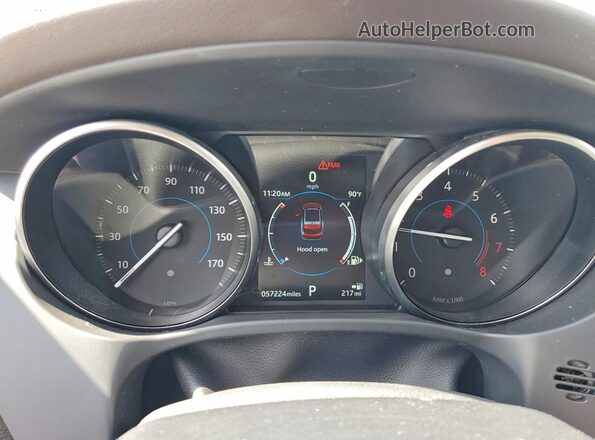 SADCK2GX7JA283373 2018 JAGUAR F-PACE Green Вид щитка приладів
