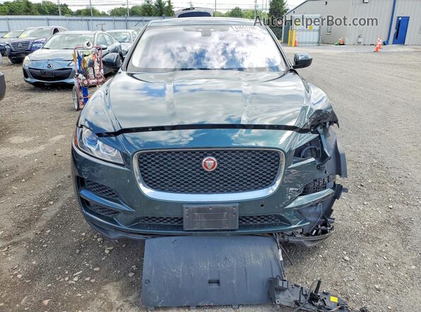 SADCK2GX7JA283373 2018 JAGUAR F-PACE Green Вид спереду