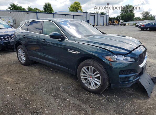 SADCK2GX7JA283373 2018 JAGUAR F-PACE Green Передня права чверть