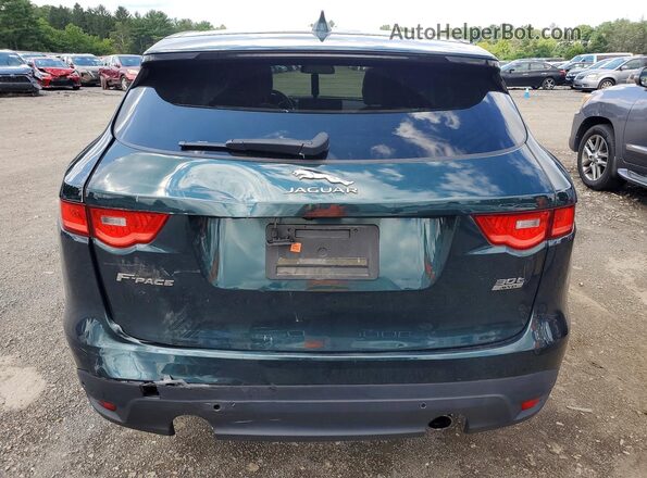 SADCK2GX7JA283373 2018 JAGUAR F-PACE Green Вид ззаду
