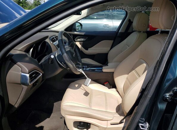 SADCK2GX7JA283373 2018 JAGUAR F-PACE Green Вид салону спереду