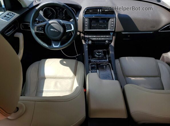 SADCK2GX7JA283373 2018 JAGUAR F-PACE Green Вид панелі приладів