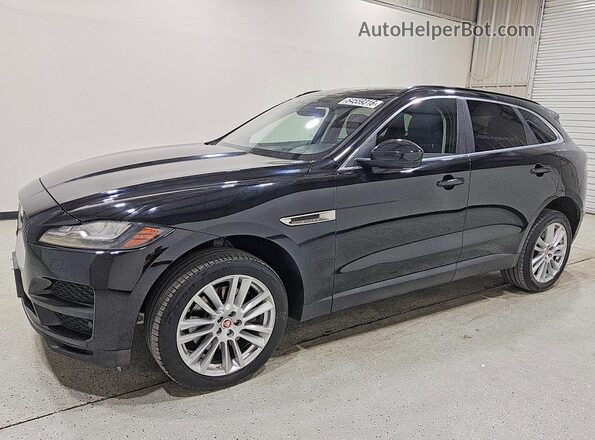 SADCK2GX9KA356938 2019 JAGUAR F-PACE Black Trasero izquierdo
