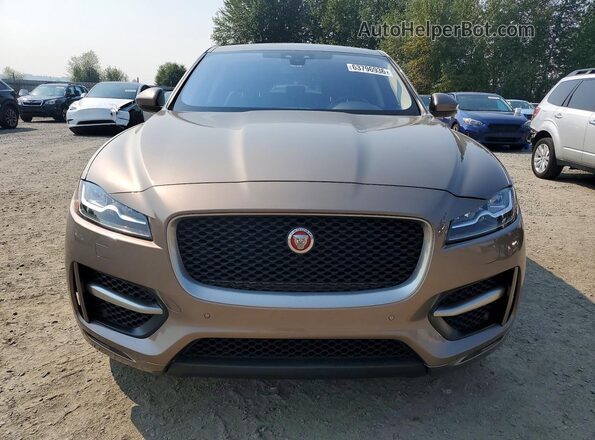 SADCL2BN5HA088708 2017 JAGUAR F-PACE Brown Widok z przodu