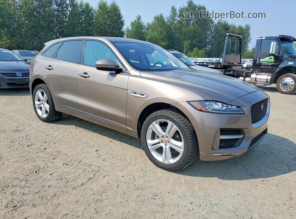 SADCL2BN5HA088708 2017 JAGUAR F-PACE Brown Przód prawy