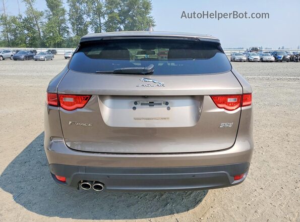 SADCL2BN5HA088708 2017 JAGUAR F-PACE Brown Widok z tyłu