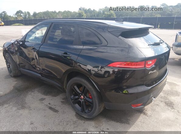 SADCL2BV1HA882430 2017 JAGUAR F-PACE Black უკანა მარცხენა