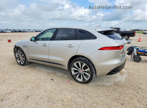 SADCL2BV2HA074832 2017 JAGUAR F-PACE Gold Rear left
