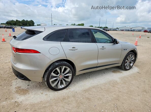 SADCL2BV2HA074832 2017 JAGUAR F-PACE Gold Rear right