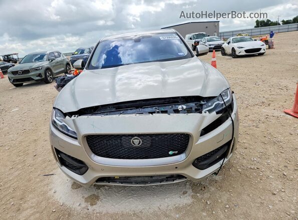SADCL2BV2HA074832 2017 JAGUAR F-PACE Gold Front view