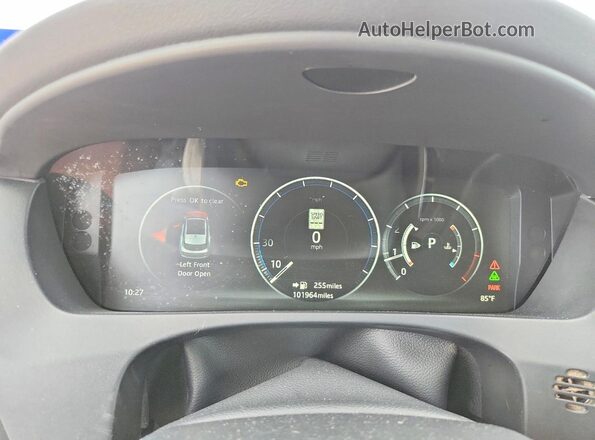 SADCL2BV2HA074832 2017 JAGUAR F-PACE Gold Instrument cluster view