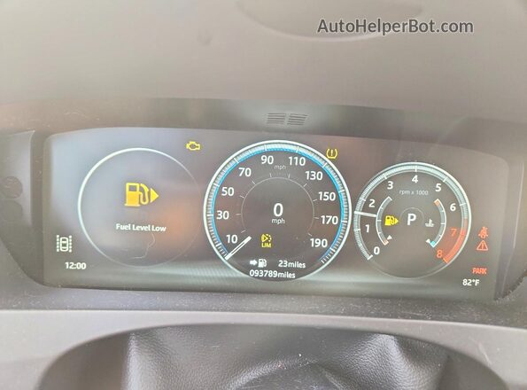 SADCL2BV5HA089972 2017 JAGUAR F-PACE Серебряный Вид щитка приборов