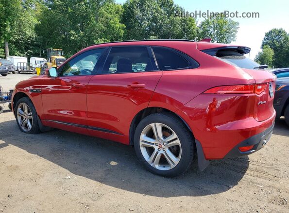SADCL2BV5HA894709 2017 JAGUAR F-PACE Red Trasero izquierdo