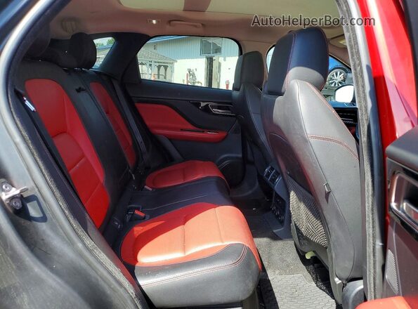 SADCL2BV5HA894709 2017 JAGUAR F-PACE Red Vista interior trasera