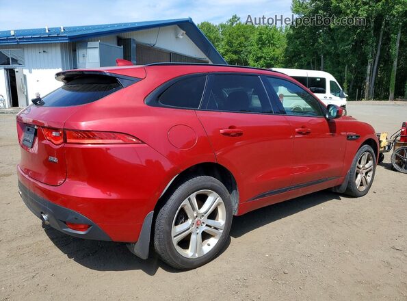 SADCL2BV5HA894709 2017 JAGUAR F-PACE Red Trasero derecho
