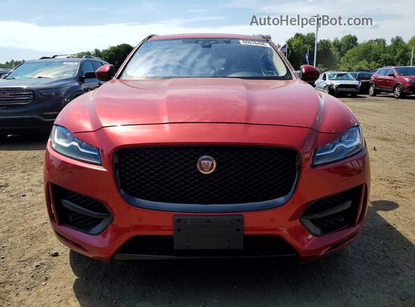 SADCL2BV5HA894709 2017 JAGUAR F-PACE Red Vista frontal