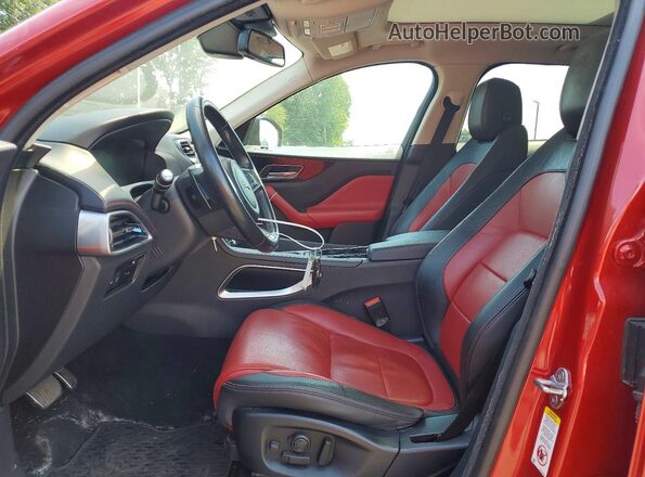 SADCL2BV5HA894709 2017 JAGUAR F-PACE Red Vista interior delantera