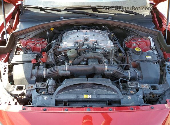 SADCL2BV5HA894709 2017 JAGUAR F-PACE Red Vista del compartimento del motor