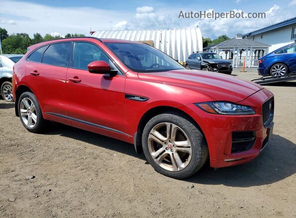SADCL2BV5HA894709 2017 JAGUAR F-PACE Red Delantero derecho