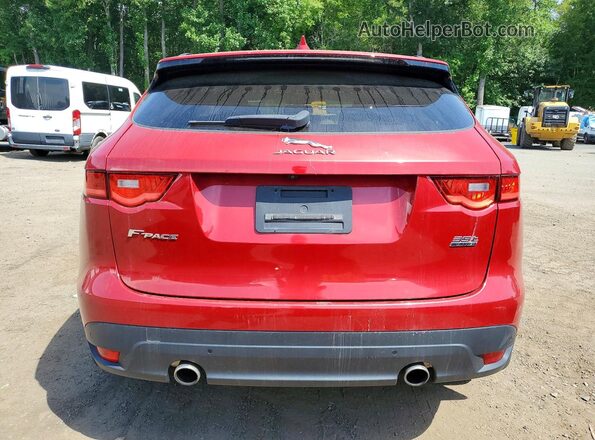 SADCL2BV5HA894709 2017 JAGUAR F-PACE Red Vista trasera