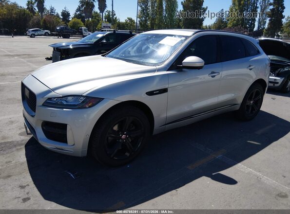 SADCL2BV7HA489984 2017 JAGUAR F-PACE Серебряный Передняя левая четверть