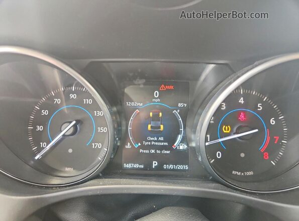 SADCL2BV8HA077928 2017 JAGUAR F-PACE Белый Вид щитка приборов