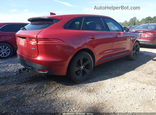 SADCL2BV9HA083897 2017 JAGUAR F-PACE Red უკანა მარჯვენა