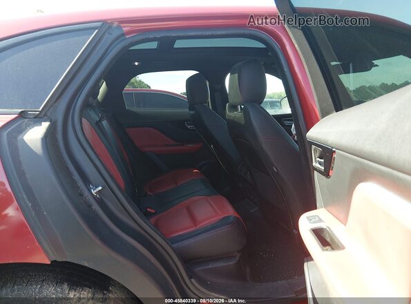 SADCL2BV9HA083897 2017 JAGUAR F-PACE Red VIN კოდის სტიკერის ხედი