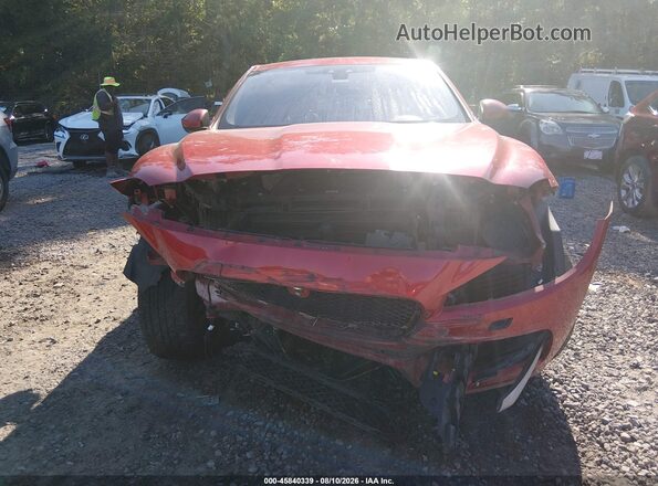 SADCL2BV9HA083897 2017 JAGUAR F-PACE Red უკანა სალონის ხედი