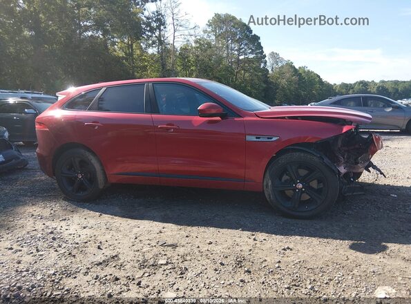 SADCL2BV9HA083897 2017 JAGUAR F-PACE Red სალონის 360-გრადუსიანი ხედი