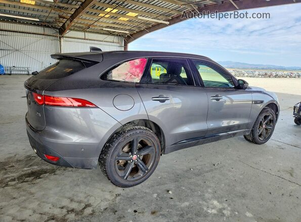 SADCL2EV6JA259113 2018 JAGUAR F-PACE Gray უკანა მარჯვენა