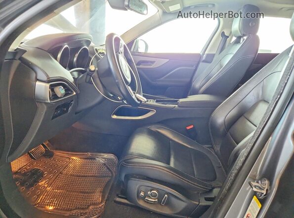 SADCL2EV6JA259113 2018 JAGUAR F-PACE Gray წინა სალონის ხედი