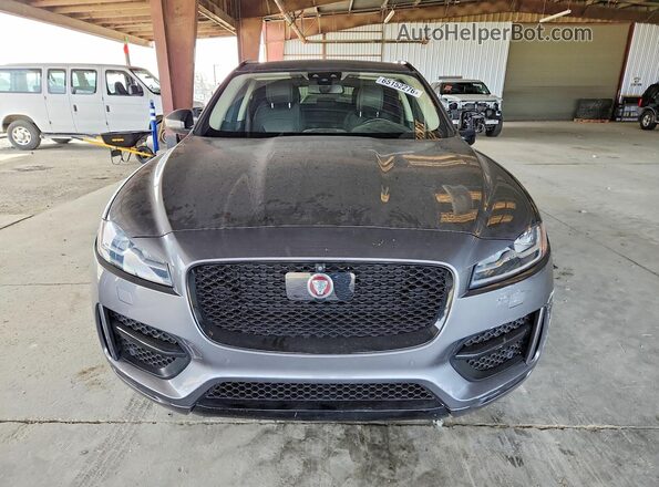 SADCL2EV6JA259113 2018 JAGUAR F-PACE Gray წინა ხედი