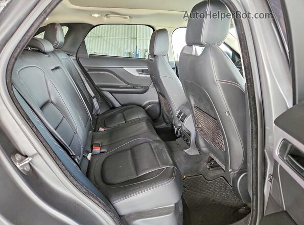 SADCL2EV6JA259113 2018 JAGUAR F-PACE Gray უკანა სალონის ხედი