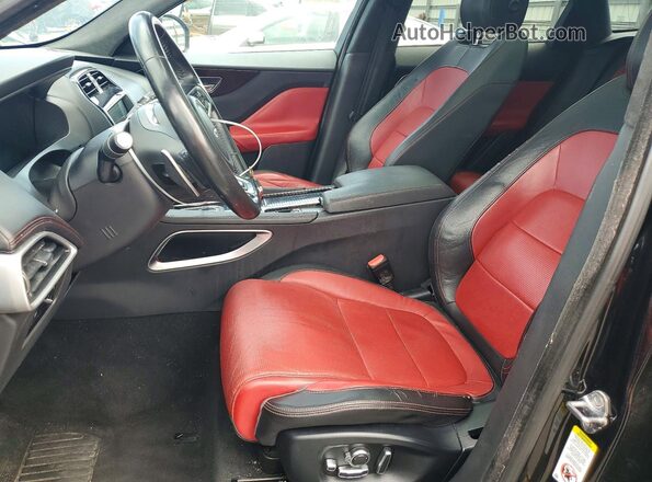 SADCL2EV7JA243048 2018 JAGUAR F-PACE Черный Вид салона спереди
