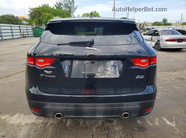 SADCL2EV7JA243048 2018 JAGUAR F-PACE Черный Вид сзади
