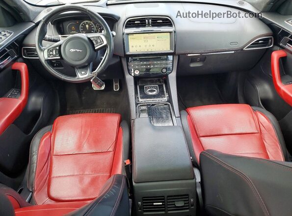 SADCL2EV7JA243048 2018 JAGUAR F-PACE Черный Вид панели приборов
