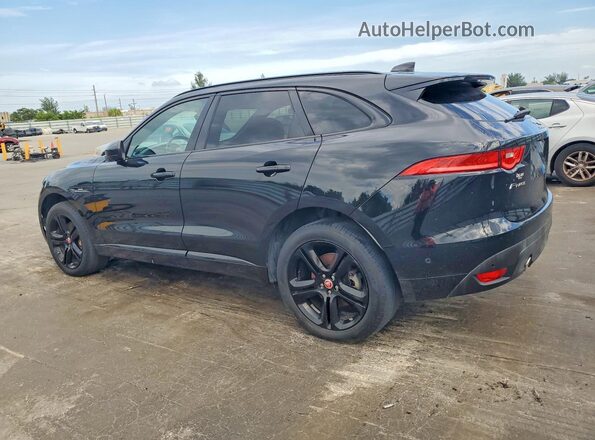 SADCL2EV7JA243048 2018 JAGUAR F-PACE Черный Задняя левая четверть