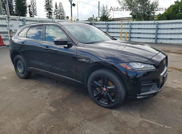 SADCL2EV7JA243048 2018 JAGUAR F-PACE Черный Передняя правая четверть