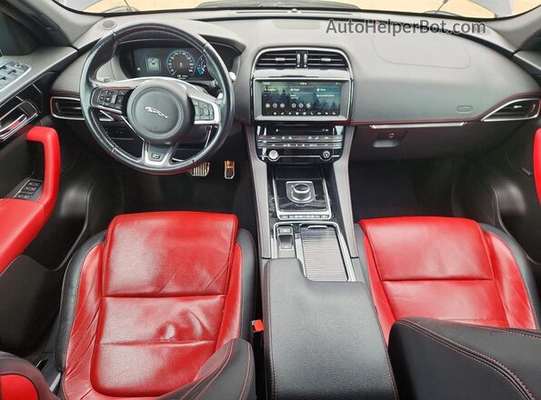 SADCL2FN6JA253570 2018 JAGUAR F-PACE Black Вид панелі приладів