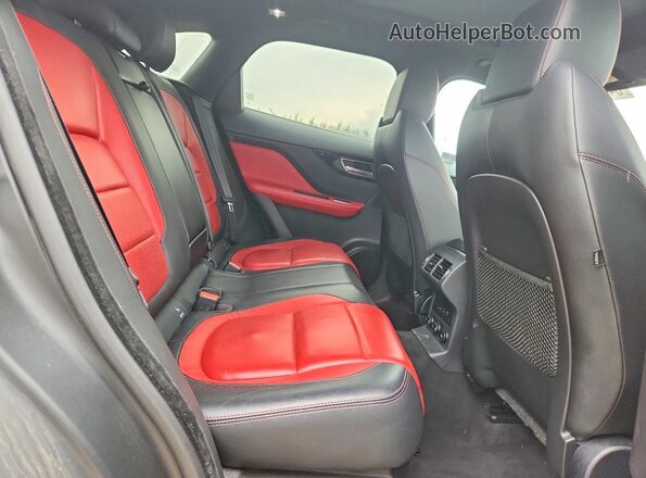 SADCL2FN6JA253570 2018 JAGUAR F-PACE Black Вид задньої частини салону
