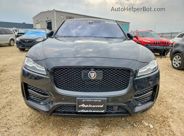SADCL2FN6JA253570 2018 JAGUAR F-PACE Black Вид спереду