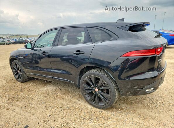 SADCL2FN6JA253570 2018 JAGUAR F-PACE Black Задня ліва чверть