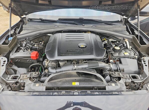SADCL2FN6JA253570 2018 JAGUAR F-PACE Black Вид підкапотного простору