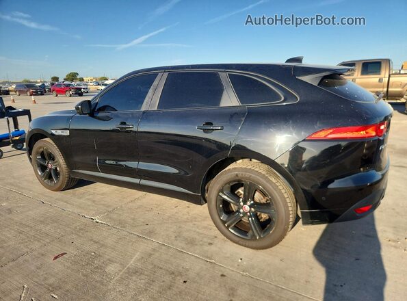 SADCL2FX8JA262689 2018 JAGUAR F-PACE Black Trasero izquierdo