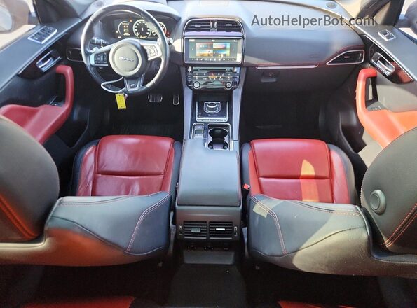 SADCL2FX8JA262689 2018 JAGUAR F-PACE Black Vista del salpicadero